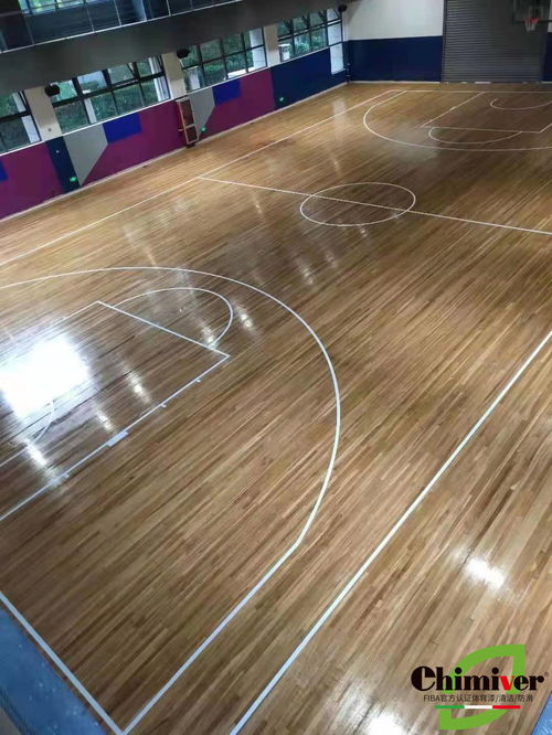 篮球馆专用运动木地板打磨翻新 上海徐汇区AT HOUSE篮球馆施工案例