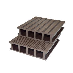 木塑空心地板kld-140h40 新型装饰材料 pe塑木地板建材 厂家直销