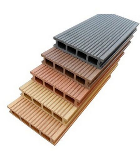 150*25空心塑木地板塑木材料生态木装修新型材料diy地.